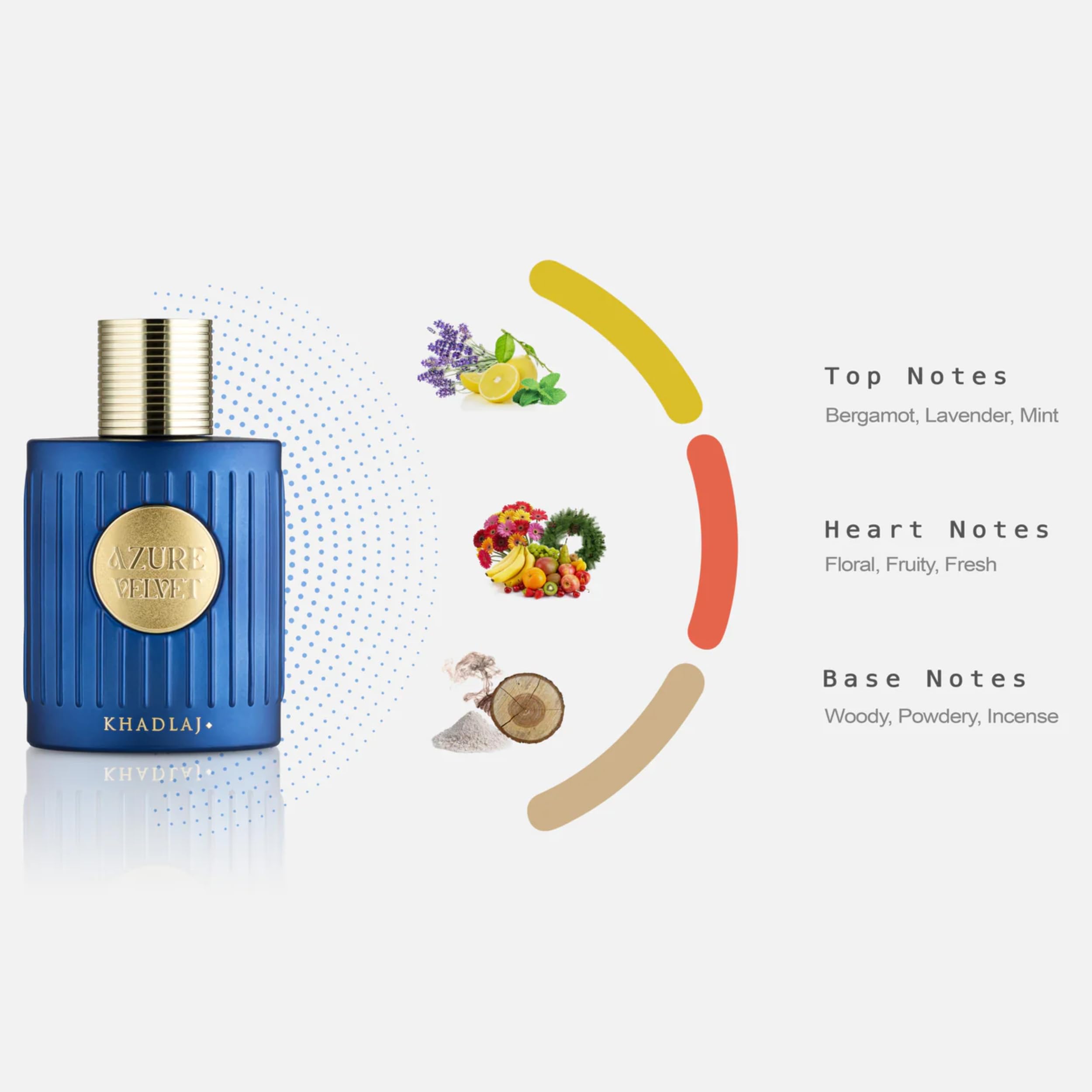 Azure Velvet 100ml Extrait de Parfum Khadlaj Perfumes – Long